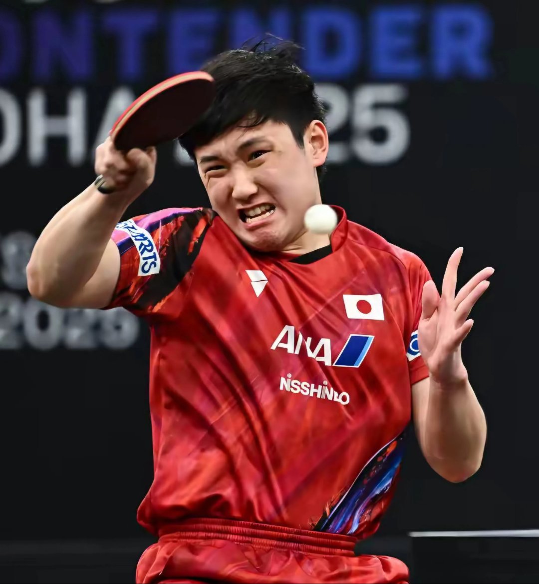 奥地利乒乓球队强势英国乒乓球队，张本智和制霸全场